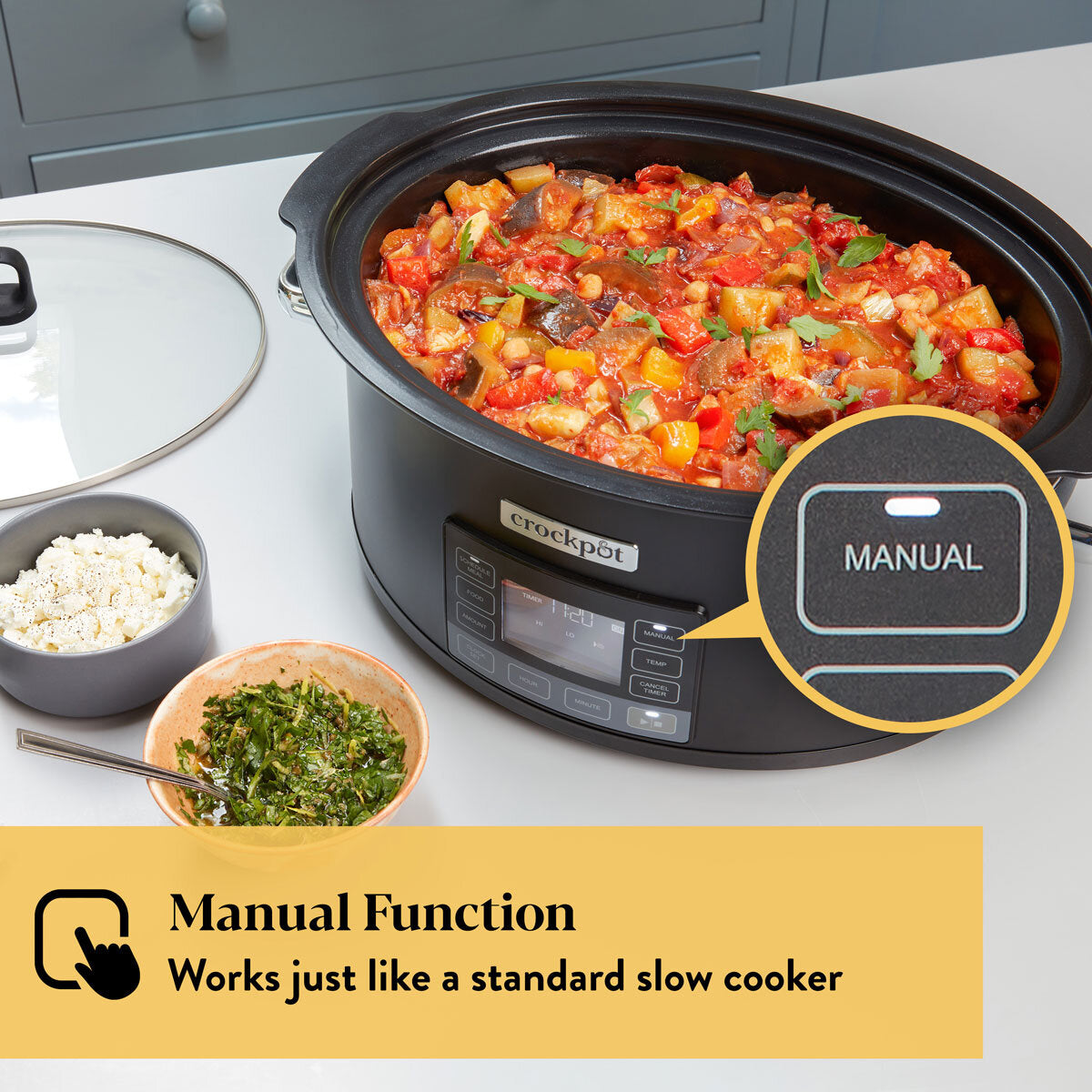 Buy now from NonynanaEssential  Crockpot Timeselect 5.6L Digital Slow Cooker CSC093 Crockpot