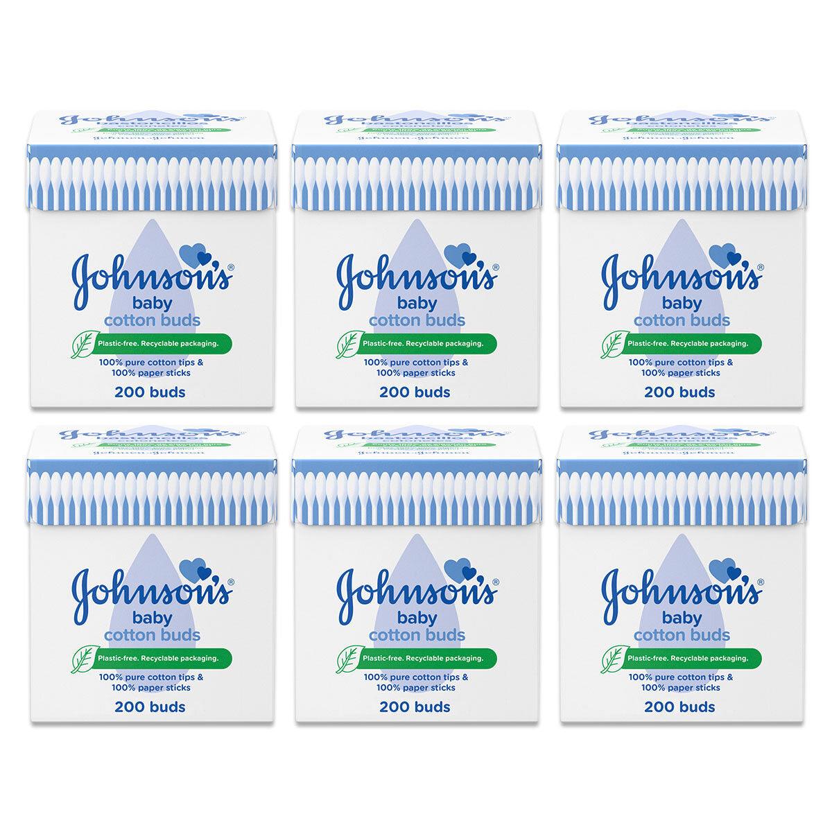 Buy now from NonynanaEssential  Johnson'S Cotton Buds, 6 X 200 Pack Johnson's