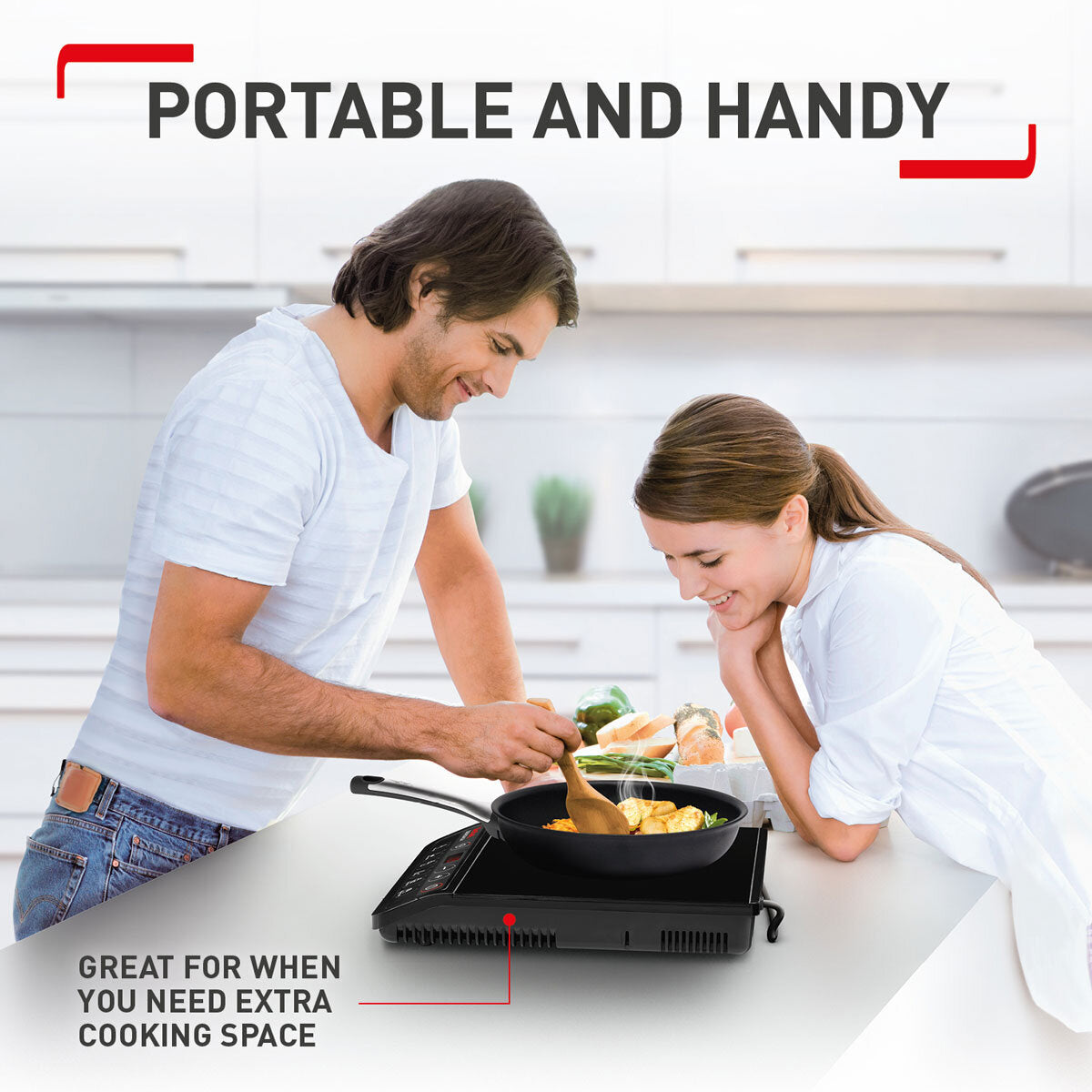 Buy now from NonynanaEssential  Tefal Everyday Induction Hob IH201840 Tefal