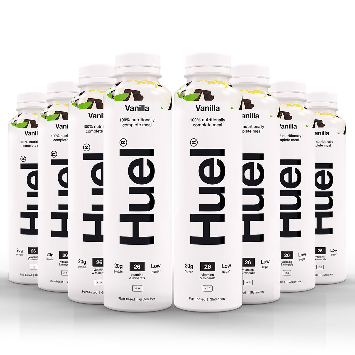 Buy now from NonynanaEssential  Huel Ready to Drink Vanilla, 8 X 500Ml Huel