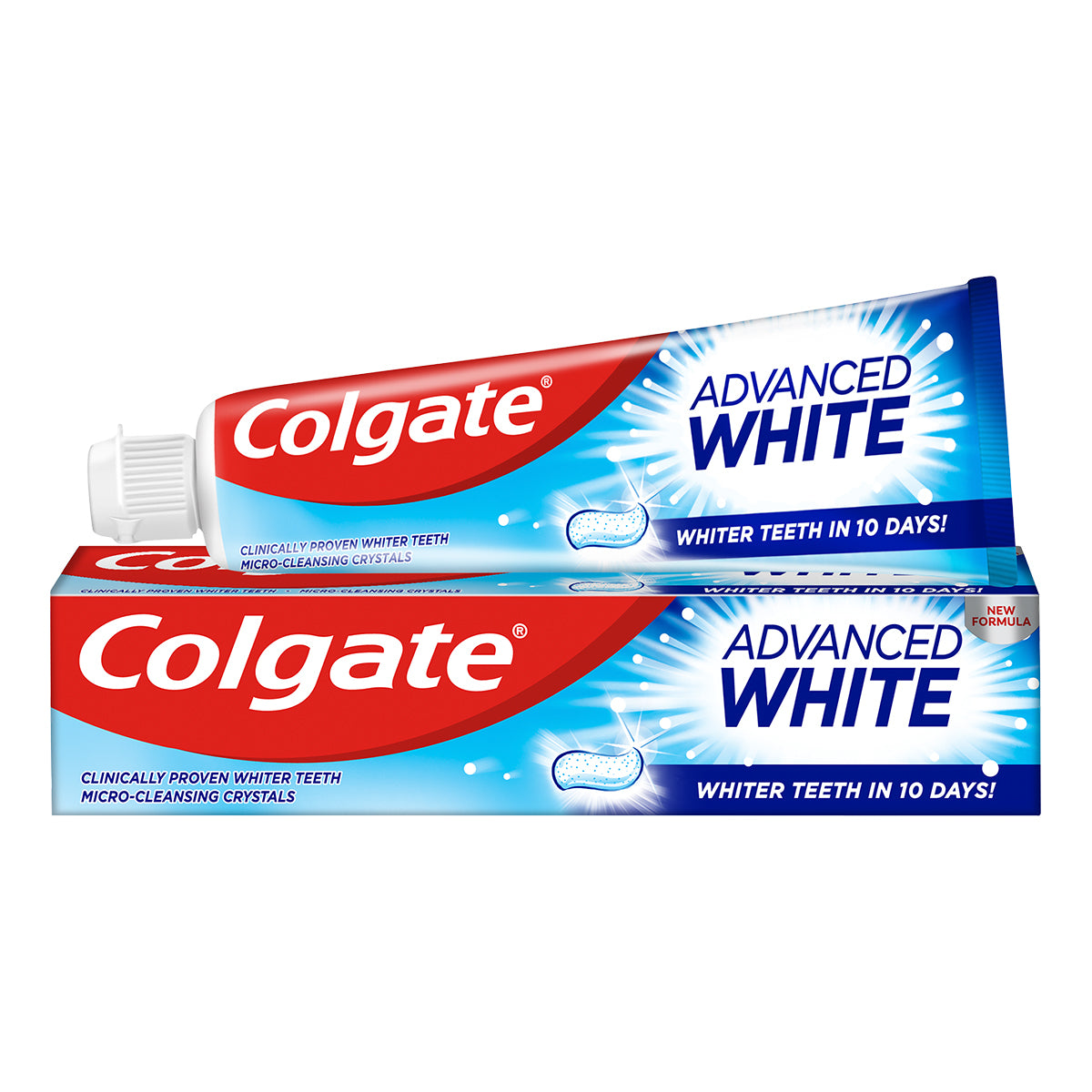 Buy now from NonynanaEssential  Colgate Advanced White Toothpaste, 6 X 125Ml Colgate