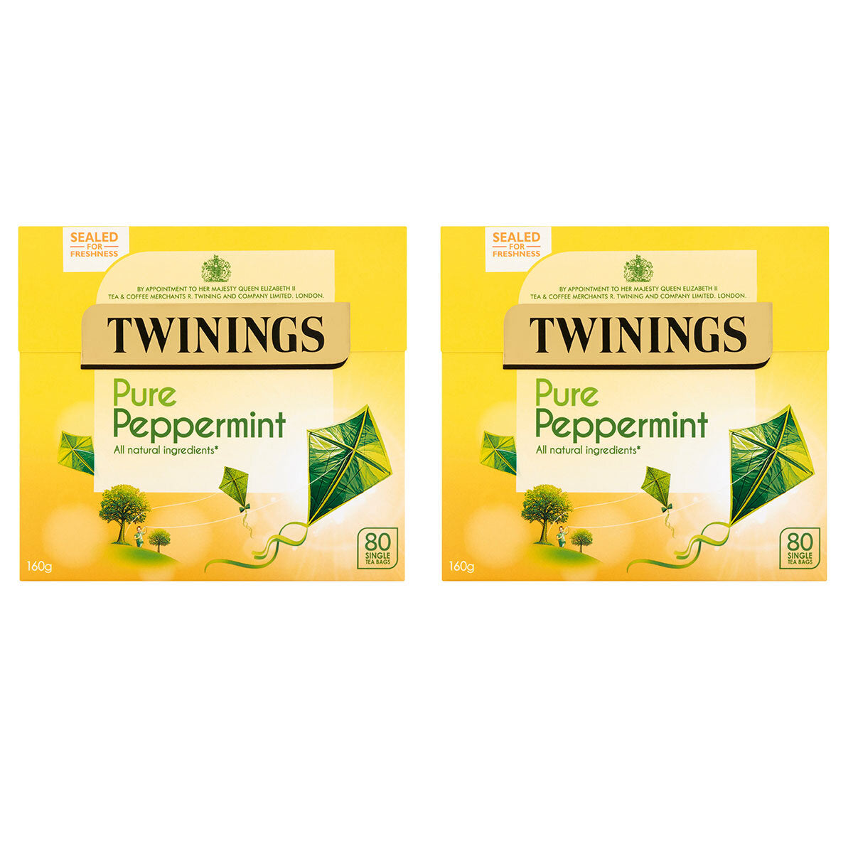 Buy now from NonynanaEssential  Twinings Pure Peppermint Tea Bags, 2 X 80 Tea Bags Twinings