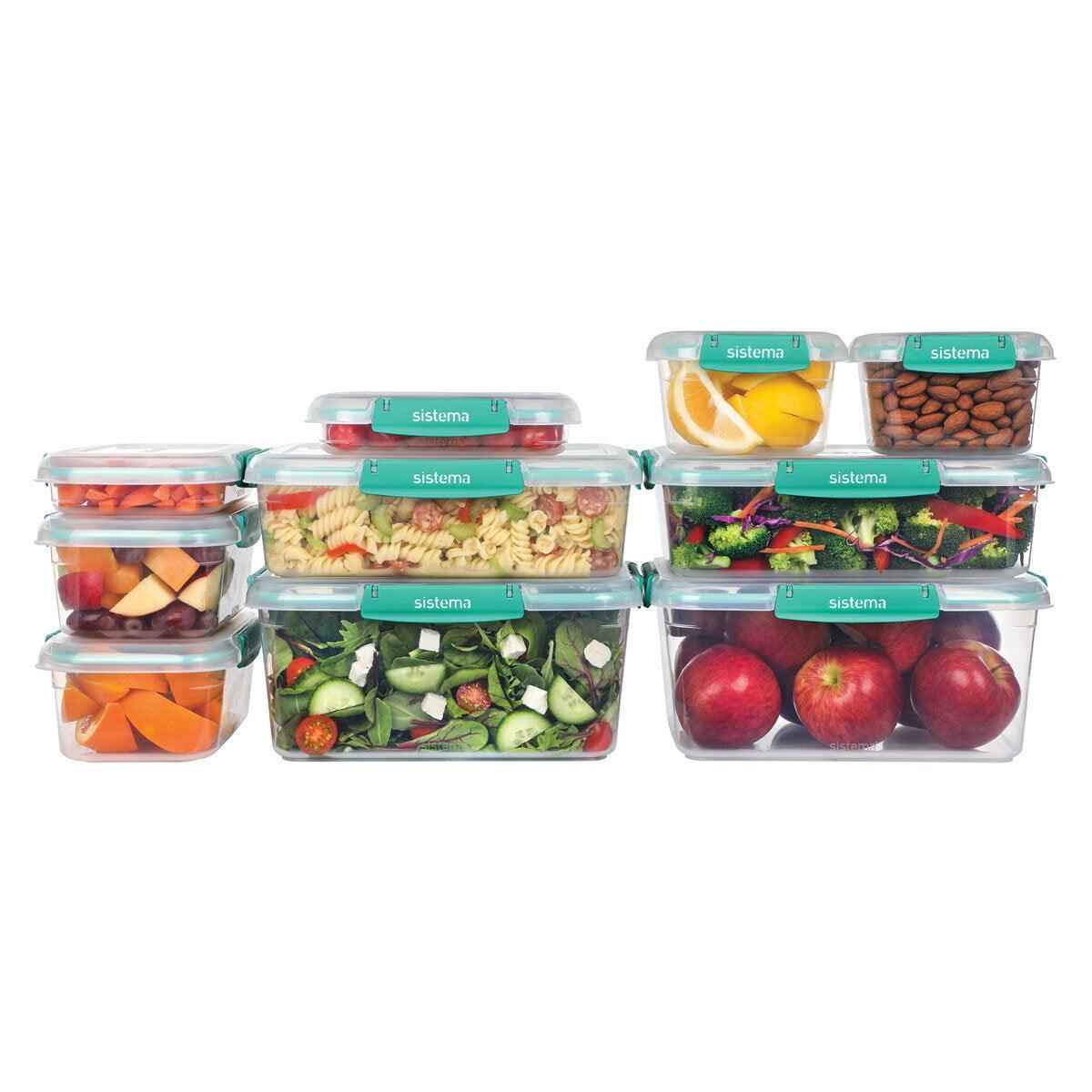 Sistema Klip IT plus Food Storage Set, 10 Piece - Nonynana