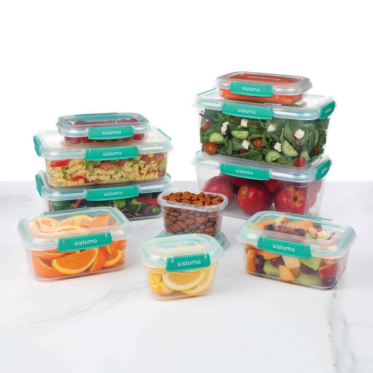 Sistema Klip IT plus Food Storage Set, 10 Piece - Nonynana