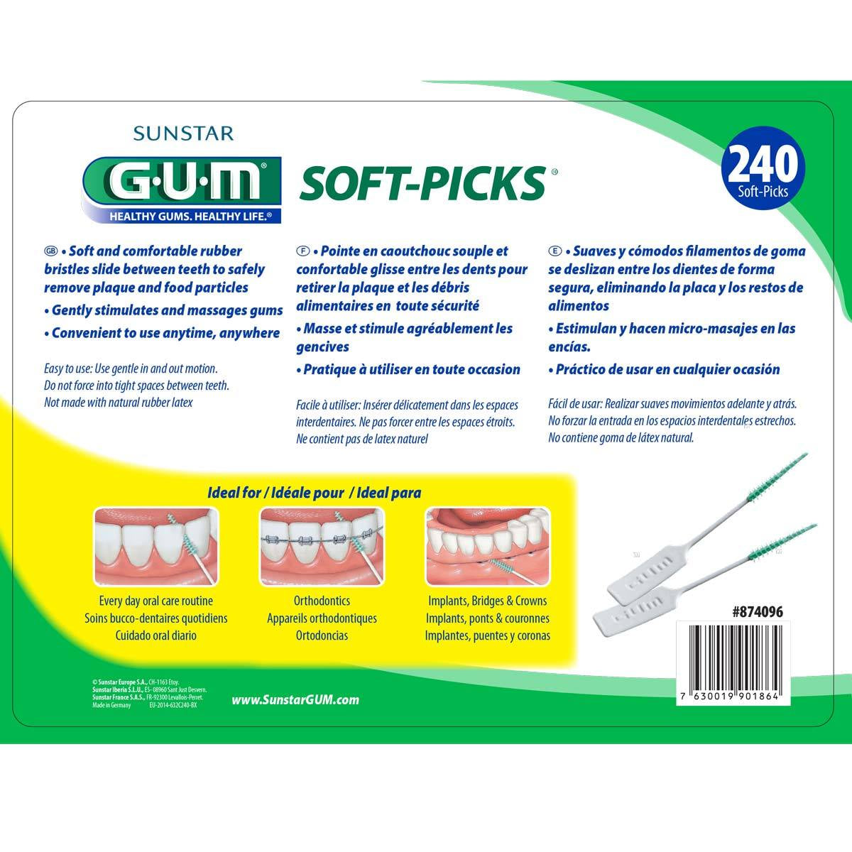 Buy now from NonynanaEssential  G.U.M Soft Picks, 240 Count G.U.M