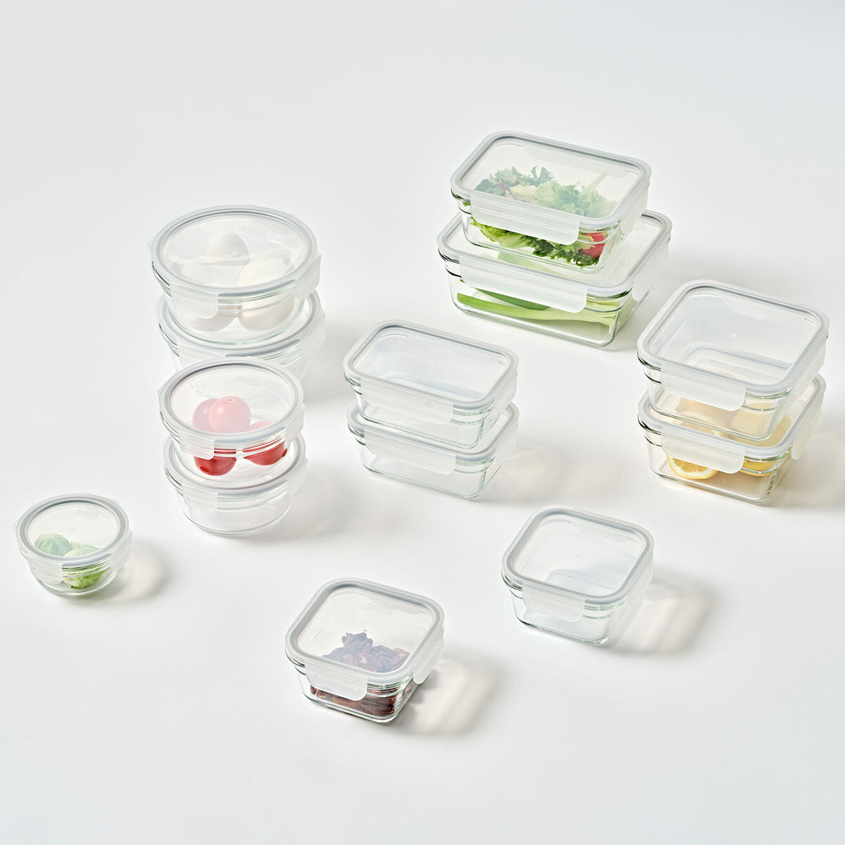 Buy now from NonynanaEssential  Glasslock Food Storage Set, 26 Piece Glasslock