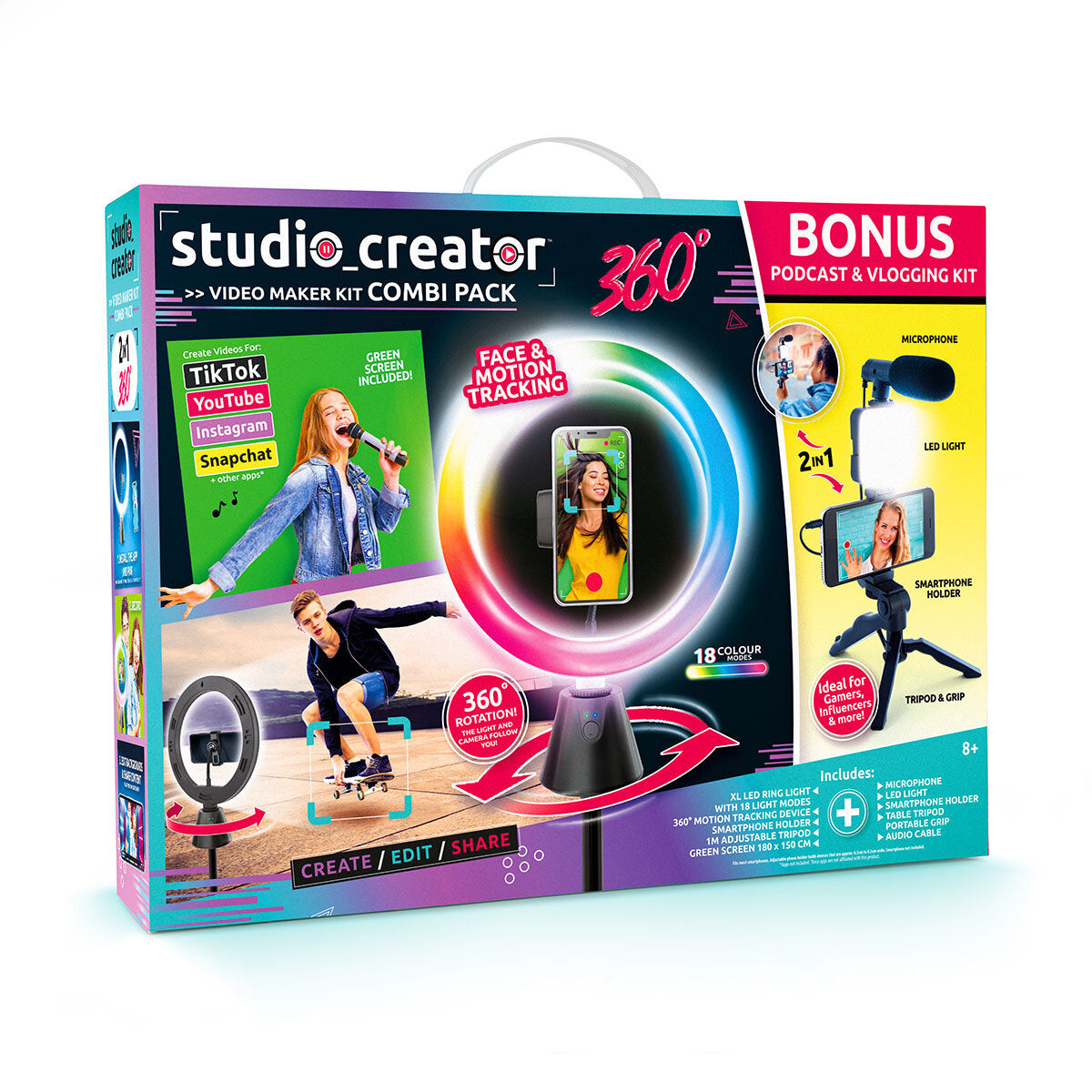 Buy now from NonynanaEssential  Studio Creator 360 Video Maker Kit Combi Pack (8+ Years) Studio Creator