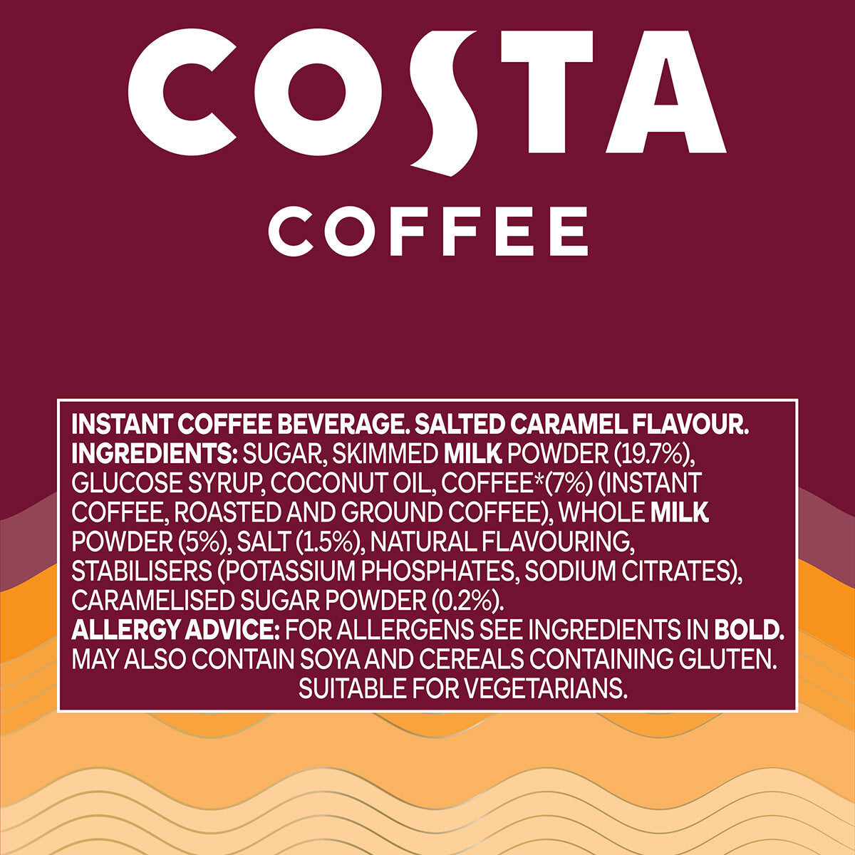 Buy now from NonynanaEssential  Costa Coffee Salted Caramel Latte, 30 X 17G Sachets Costa Coffee