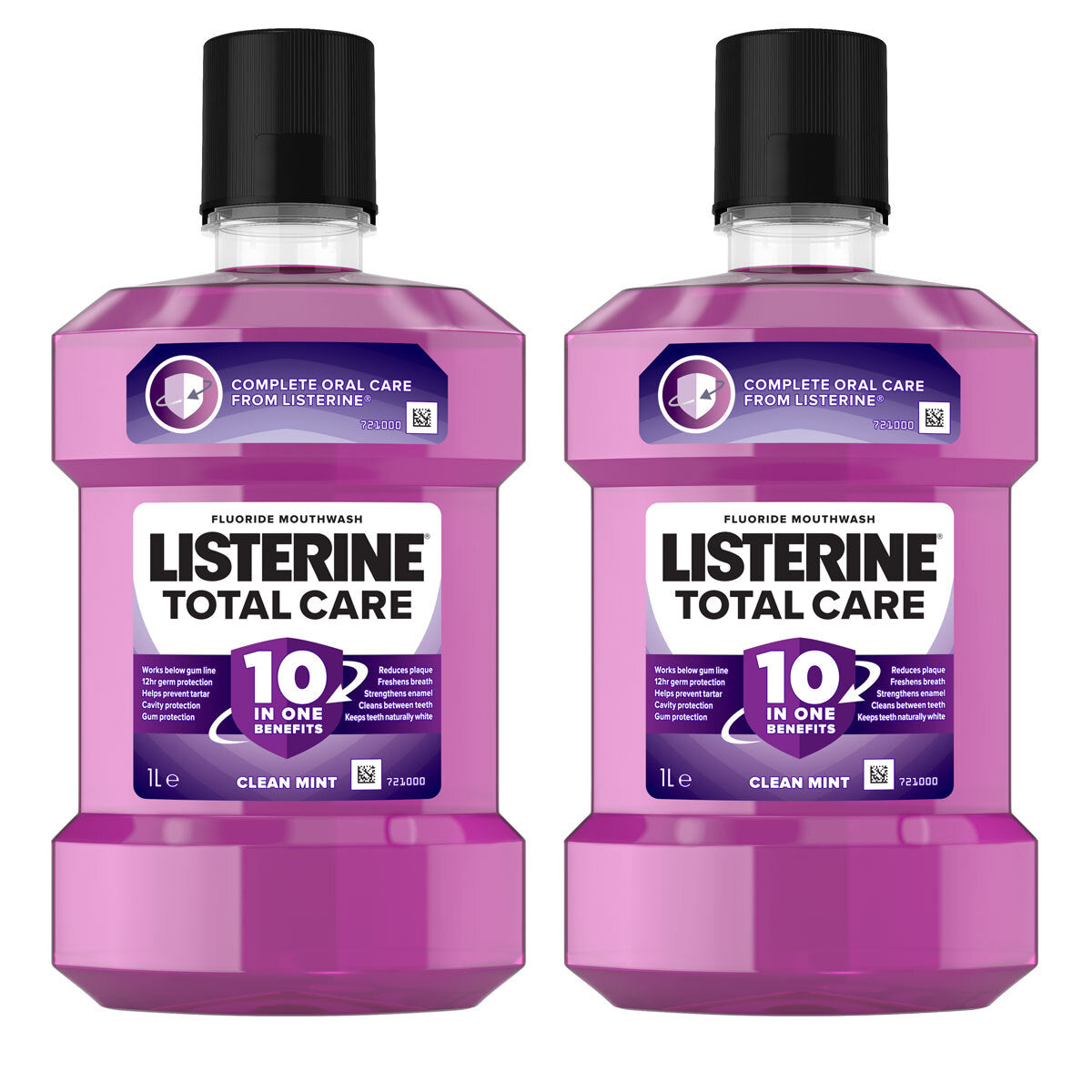 Buy now from NonynanaEssential  Listerine Total Care 10-In-1 Mouthwash, 2 X 1L Listerine