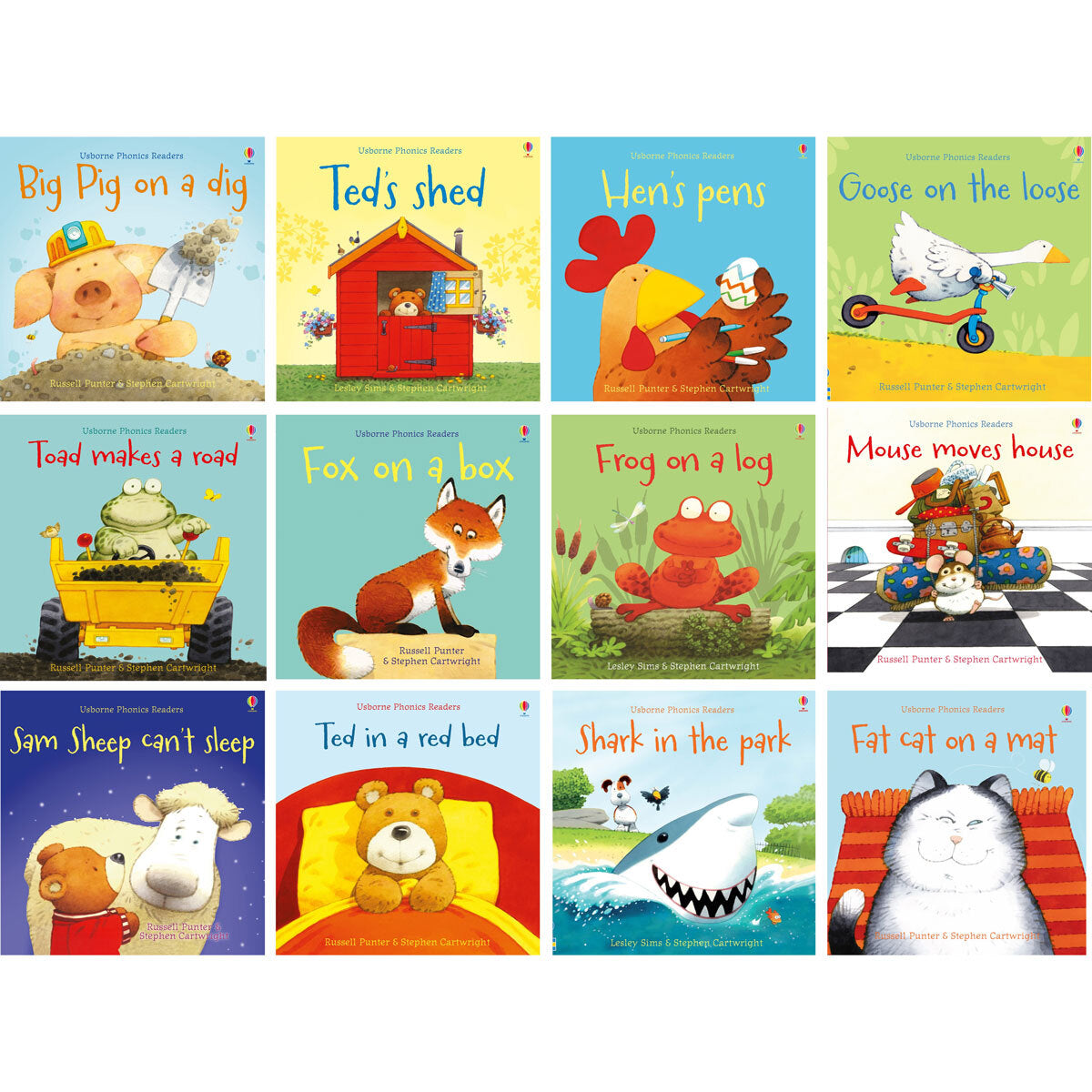 Buy now from NonynanaEssential  Usborne Phonics 12 Book Set (3+ Years) Usborne