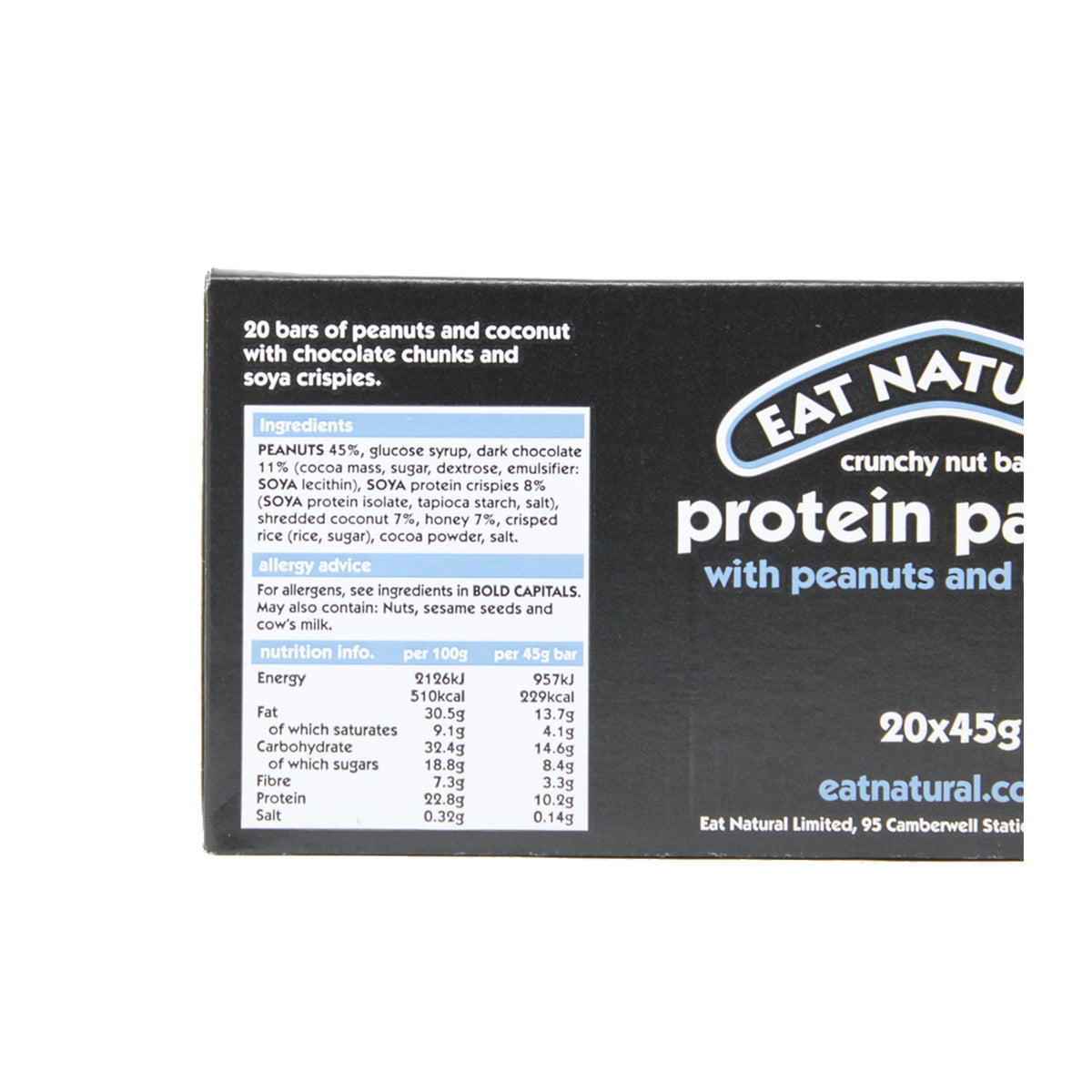 Buy now from NonynanaEssential  Eat Natural Protein Peanut & Chocolate Bars, 20 X 45G Eat Natural