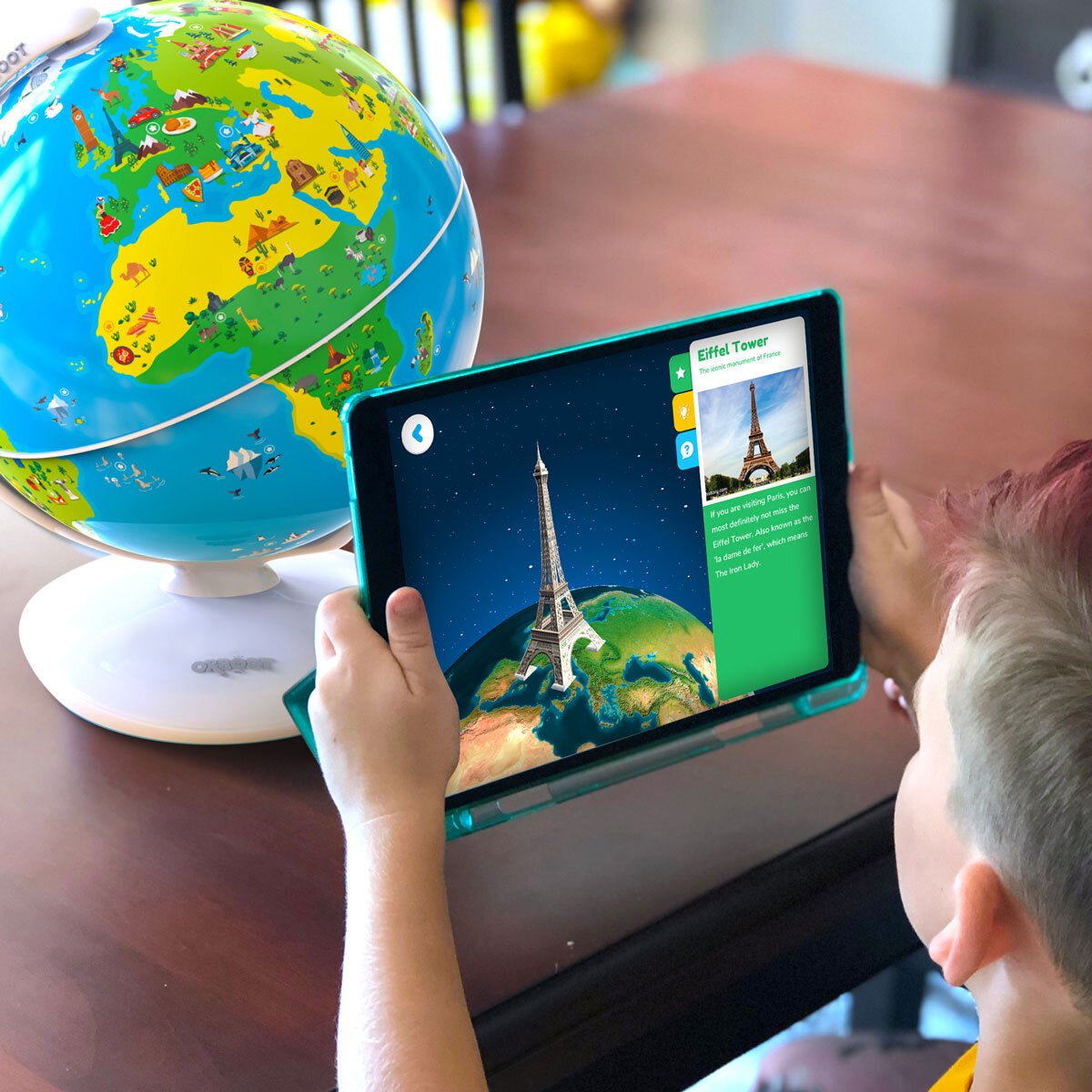 Buy now from NonynanaEssential  Playshifu Orboot Earth: Interactive AR Globe for Kids (4+ Years) PlayShifu