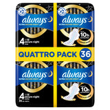 Buy now from NonynanaEssential  Always Ultra Night Quattro Packs, 36 Pack Always