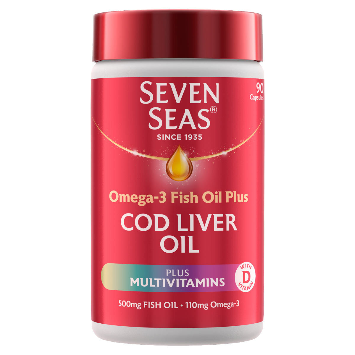 Buy now from NonynanaEssential  Seven Seas Cod Liver Oil plus Multivitamins, 4 X 90 Capsules Seven Seas