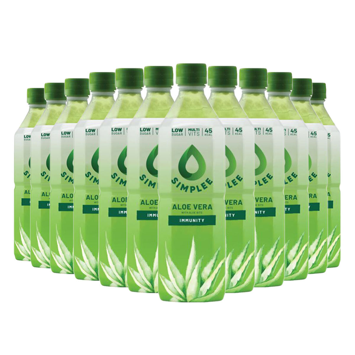 Buy now from NonynanaEssential  Simplee Aloe Aloe Vera Drink with Bits, 12 X 500Ml Simplee Aloe