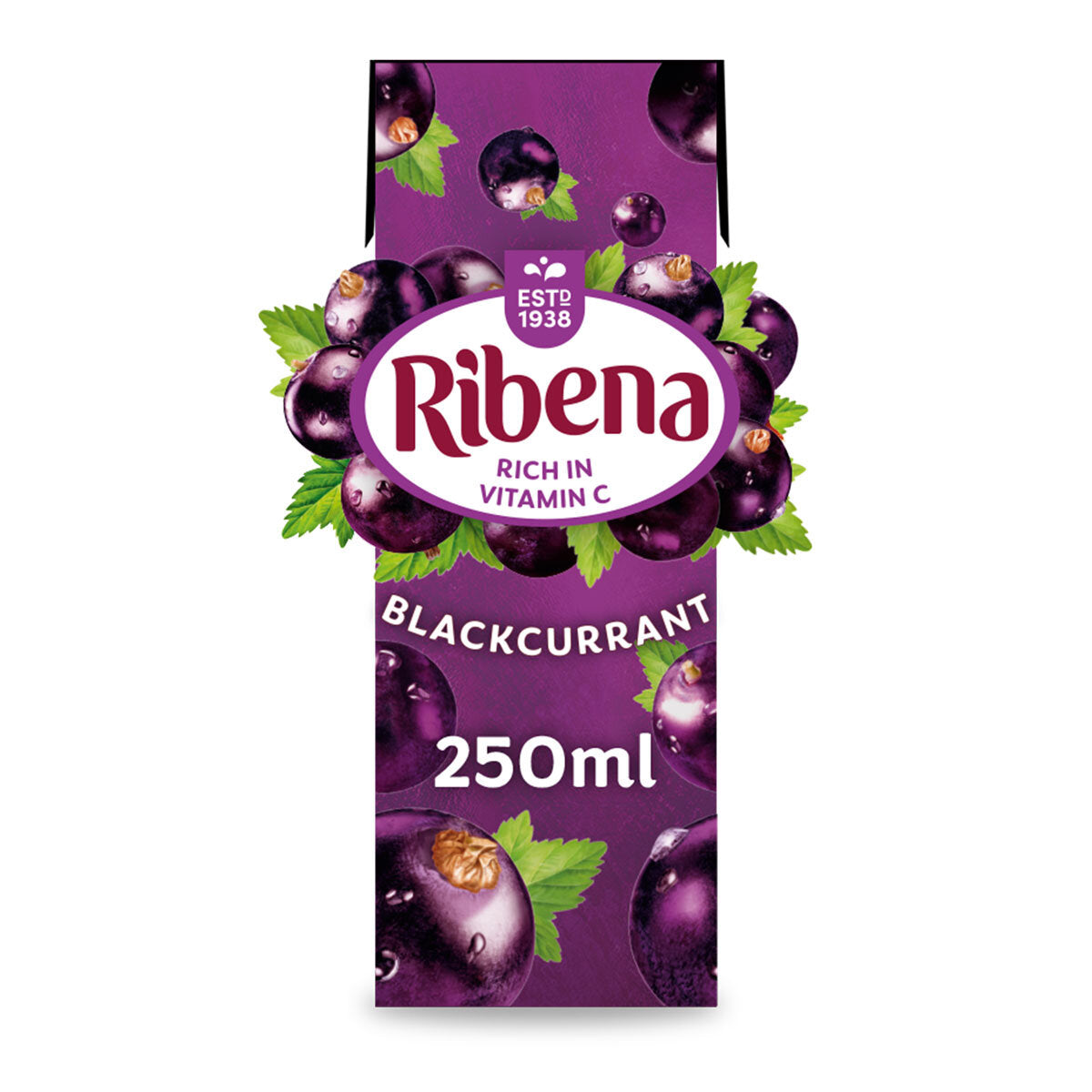 Buy now from NonynanaEssential  Ribena Ready to Drink Blackcurrant, 24 X 250Ml Ribena