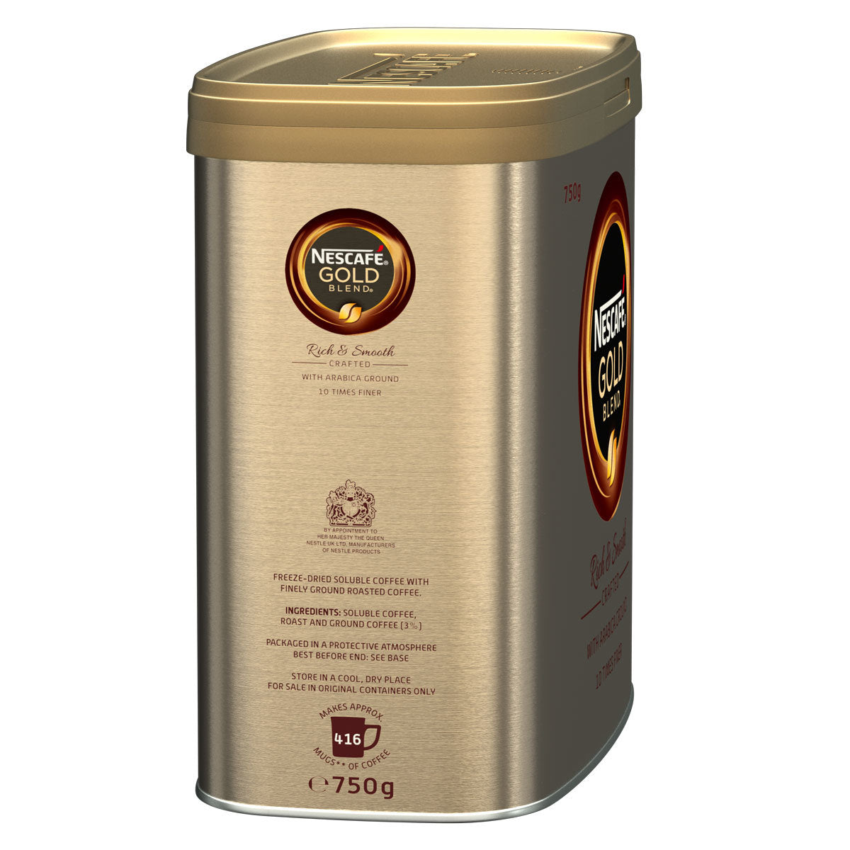 Buy now from NonynanaEssential  Nescafe Gold Blend Instant Coffee Granules, 750G Nescafé