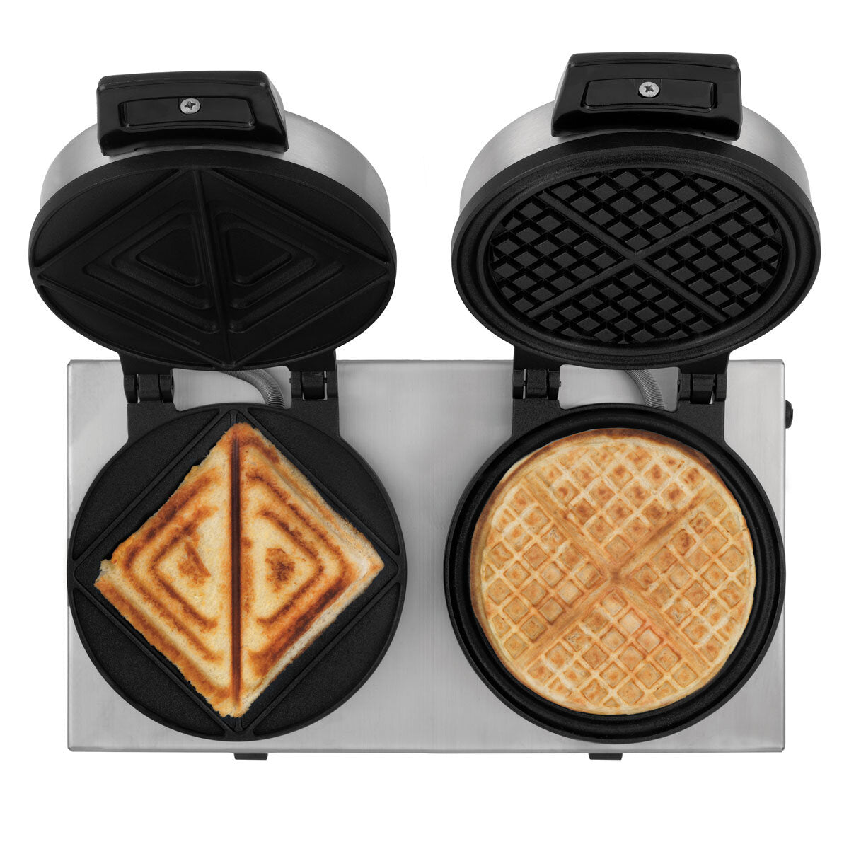 Buy now from NonynanaEssential  Dualit Commercial Toastie & Waffle Maker, 73010 Dualit