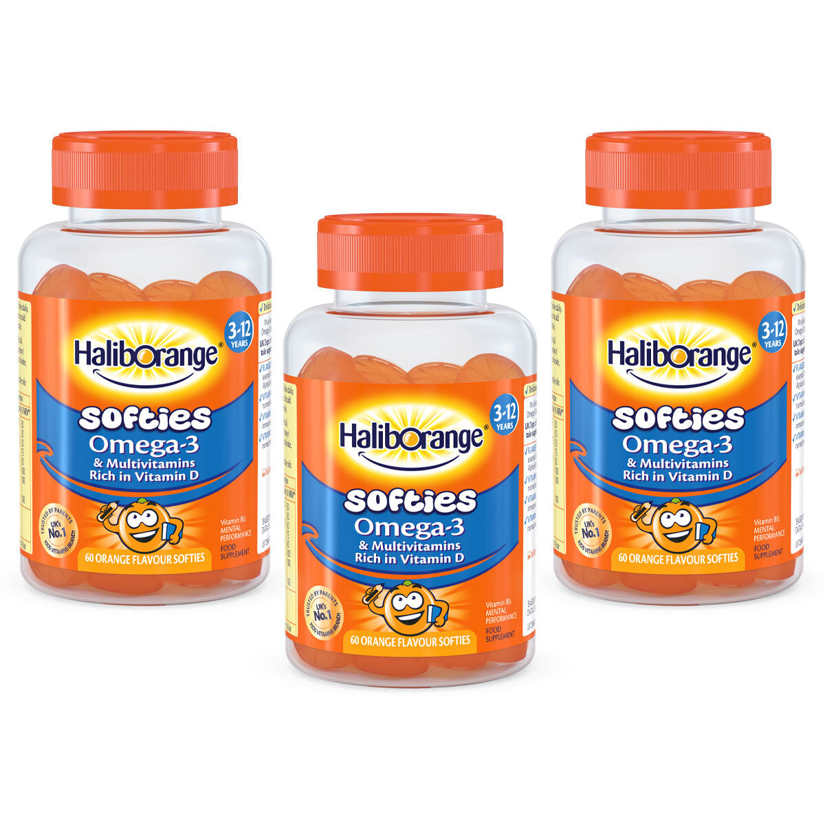 Buy now from NonynanaEssential  Haliborange Softies Omega-3, 3 X 60 Count HalibOrange