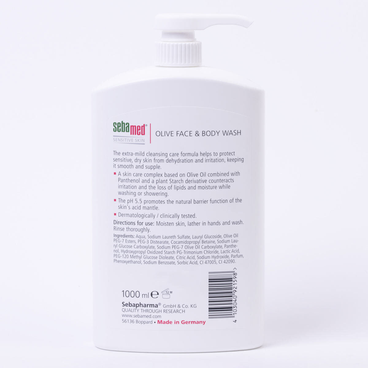 Buy now from NonynanaEssential  Sebamed Face & Body Wash, 1L Sebamed