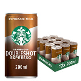 Buy now from NonynanaEssential  Starbucks Doubleshot Espresso, 12 X 200Ml Starbucks