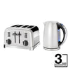 Buy now from NonynanaEssential  Cuisinart Style Multi Temp 1.7L Kettle & 4 Slot Toaster Set in Frosted Pearl, CPK160CSU Cuisinart