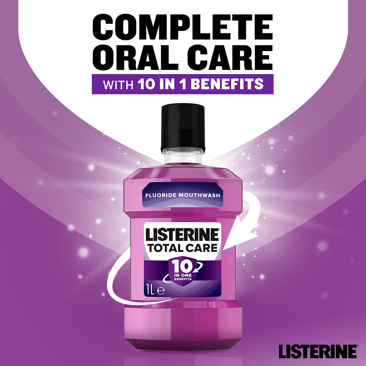 Buy now from NonynanaEssential  Listerine Total Care 10-In-1 Mouthwash, 2 X 1L Listerine