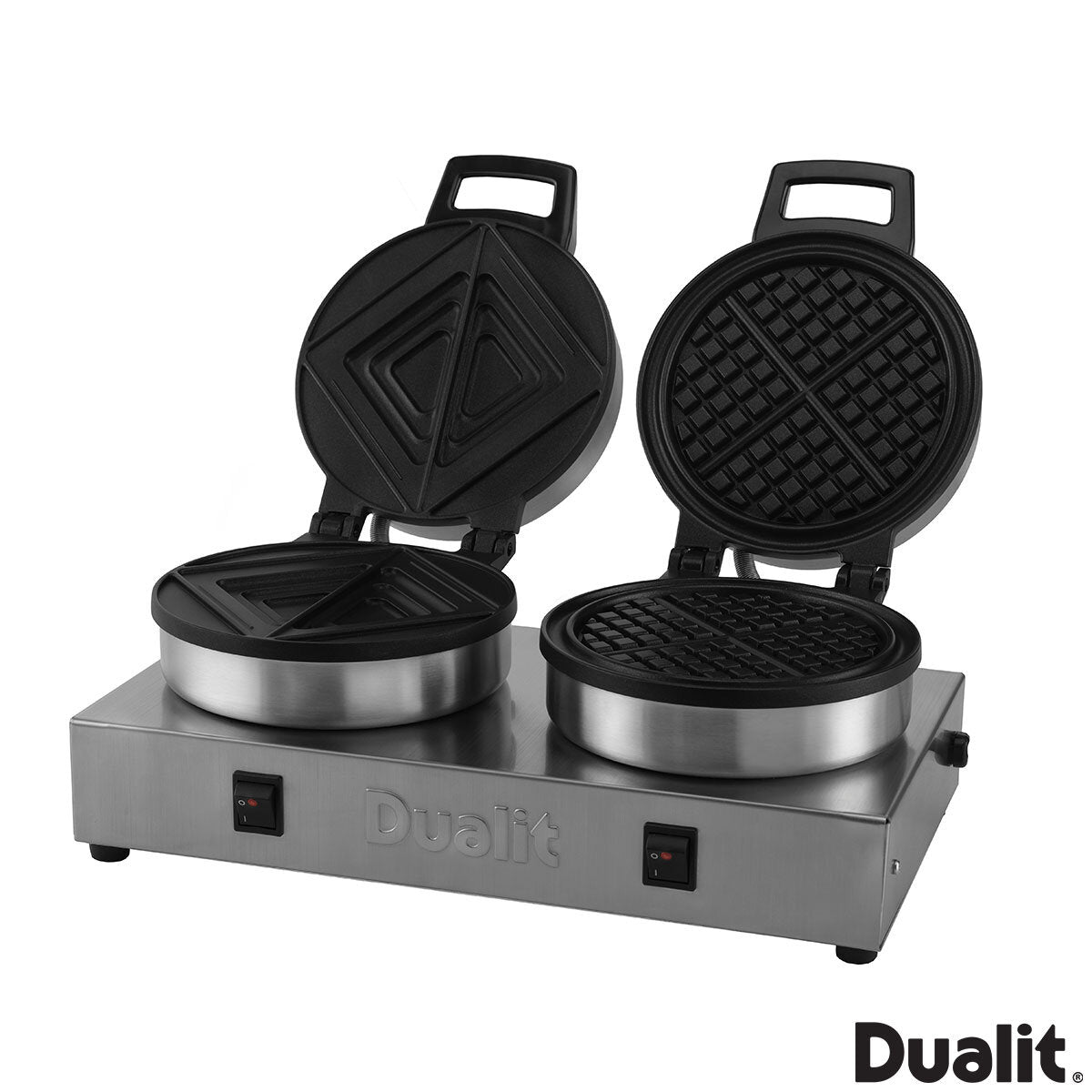 Buy now from NonynanaEssential  Dualit Commercial Toastie & Waffle Maker, 73010 Dualit