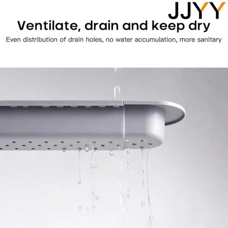 Buy now from NonynanaEssential  JJYY 1PC Kitchen Telescopic Sink Drain Rack Sink Dish Towels Soap Sponge Storage Basket Stonego Kitchen Tools Does not apply