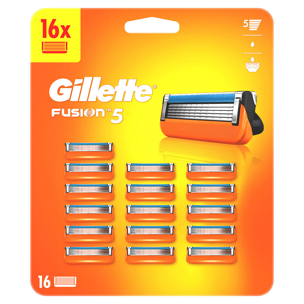 Buy now from NonynanaEssential  Gillette Fusion 5 Razor Blades, 16 Pack Gillette