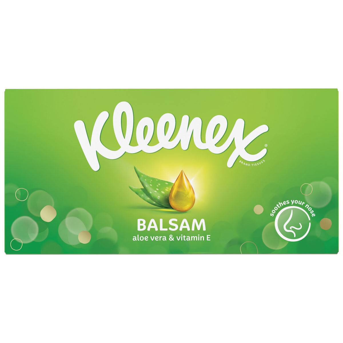 Buy now from NonynanaEssential  Kleenex Balsam Facial Tissues, 6 X 64 Sheets Kleenex