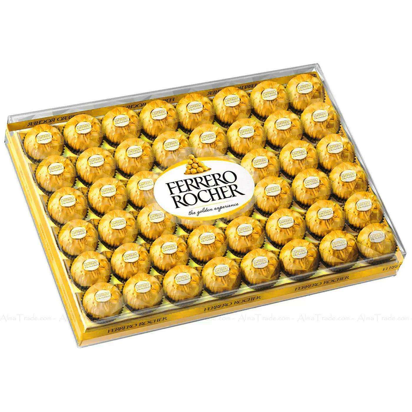 Buy now from NonynanaEssential Candy & Chocolate Ferrero Rocher 48 Piece Chocolate Gift Box, 600g Ferrero Rocher