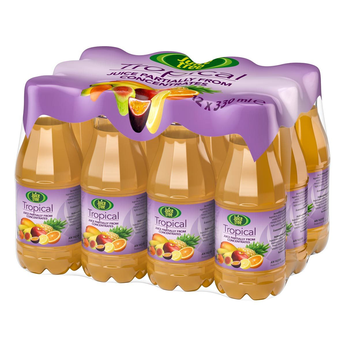 Buy now from NonynanaEssential  Juice Tree Tropical Juice, 12 X 330Ml Juice Tree