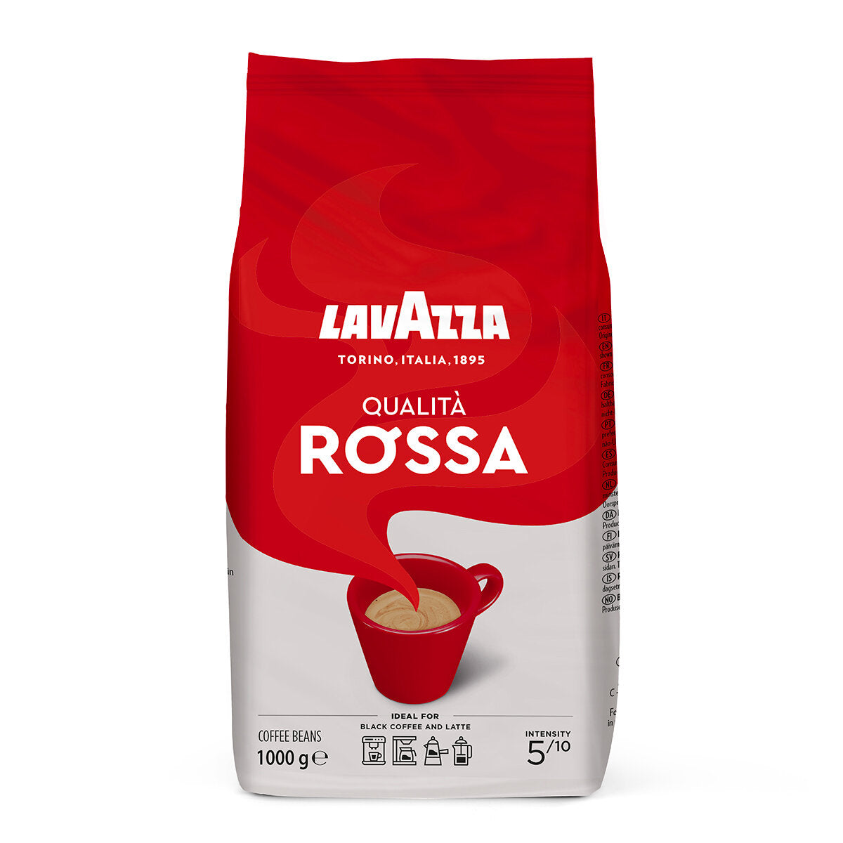 Buy now from NonynanaEssential  Lavazza Qualita Rossa Coffee Beans, 1Kg Lavazza