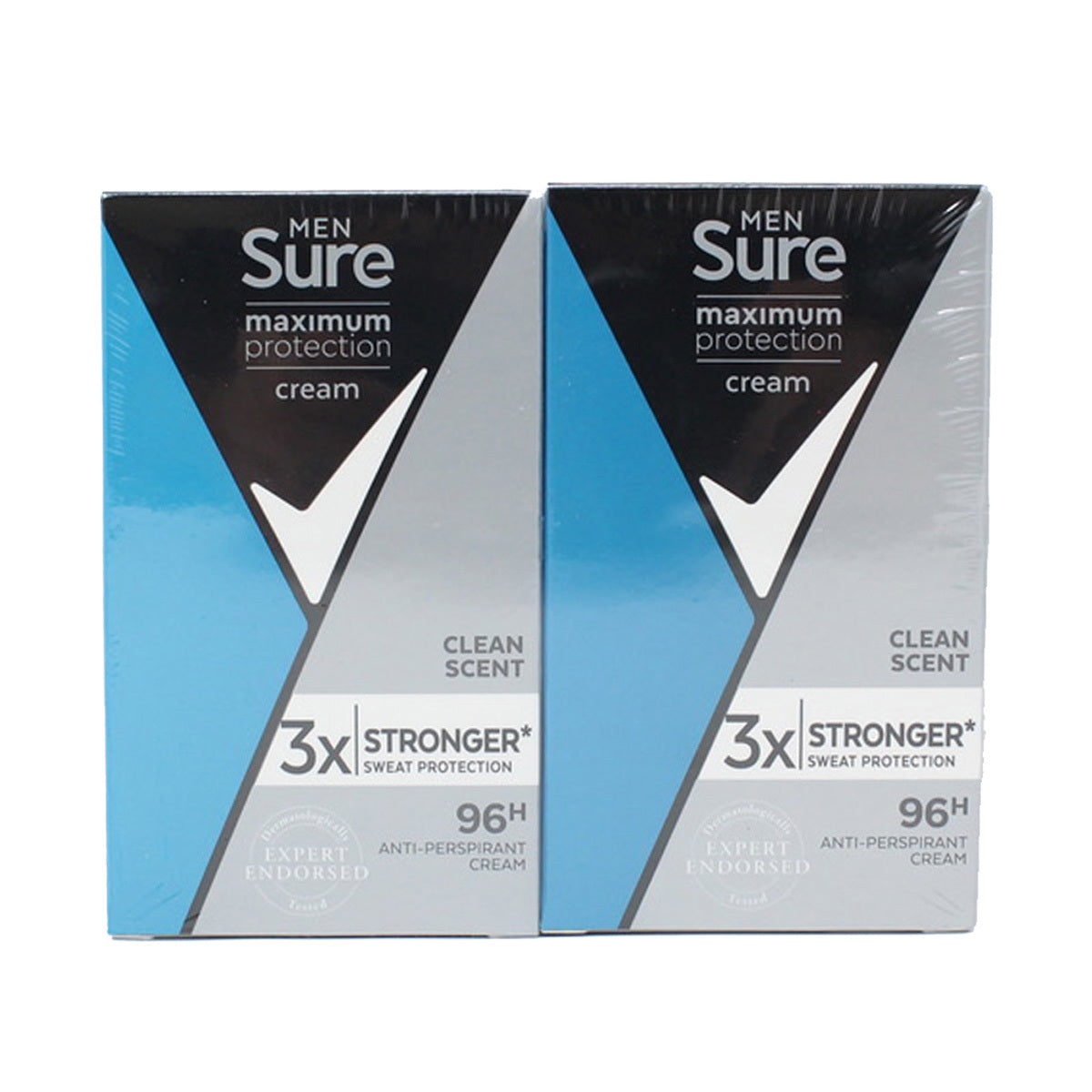 Buy now from NonynanaEssential  Sure Men Maximum Protection anti Perspirant Cream Deodorant, 2 X 45Ml Sure