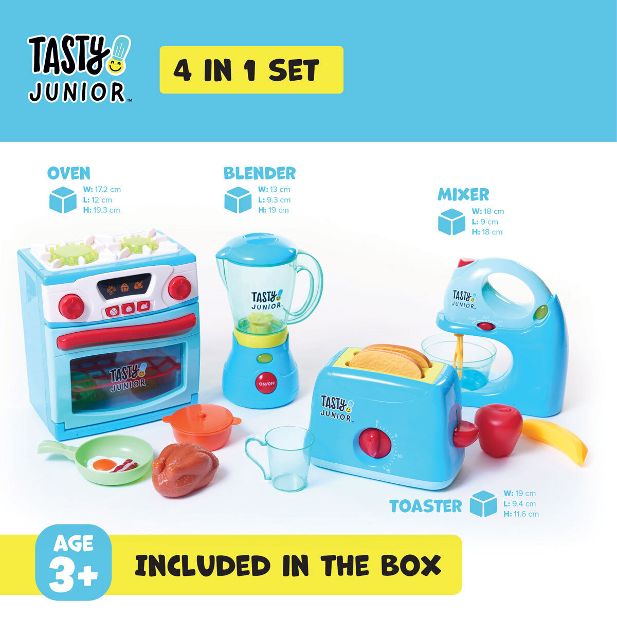 Buy now from NonynanaEssential  Tasty Junior 4-IN-1 Mini Chef Set (3+ Years) Tasty