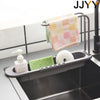 Buy now from NonynanaEssential  JJYY 1PC Kitchen Telescopic Sink Drain Rack Sink Dish Towels Soap Sponge Storage Basket Stonego Kitchen Tools Does not apply