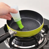 Buy now from NonynanaEssential  Grill Oil Bottle Brushes BBQ Cleaning Basting Barbecue Cooking Tool Heat Resisting Silicone Brush Does not apply