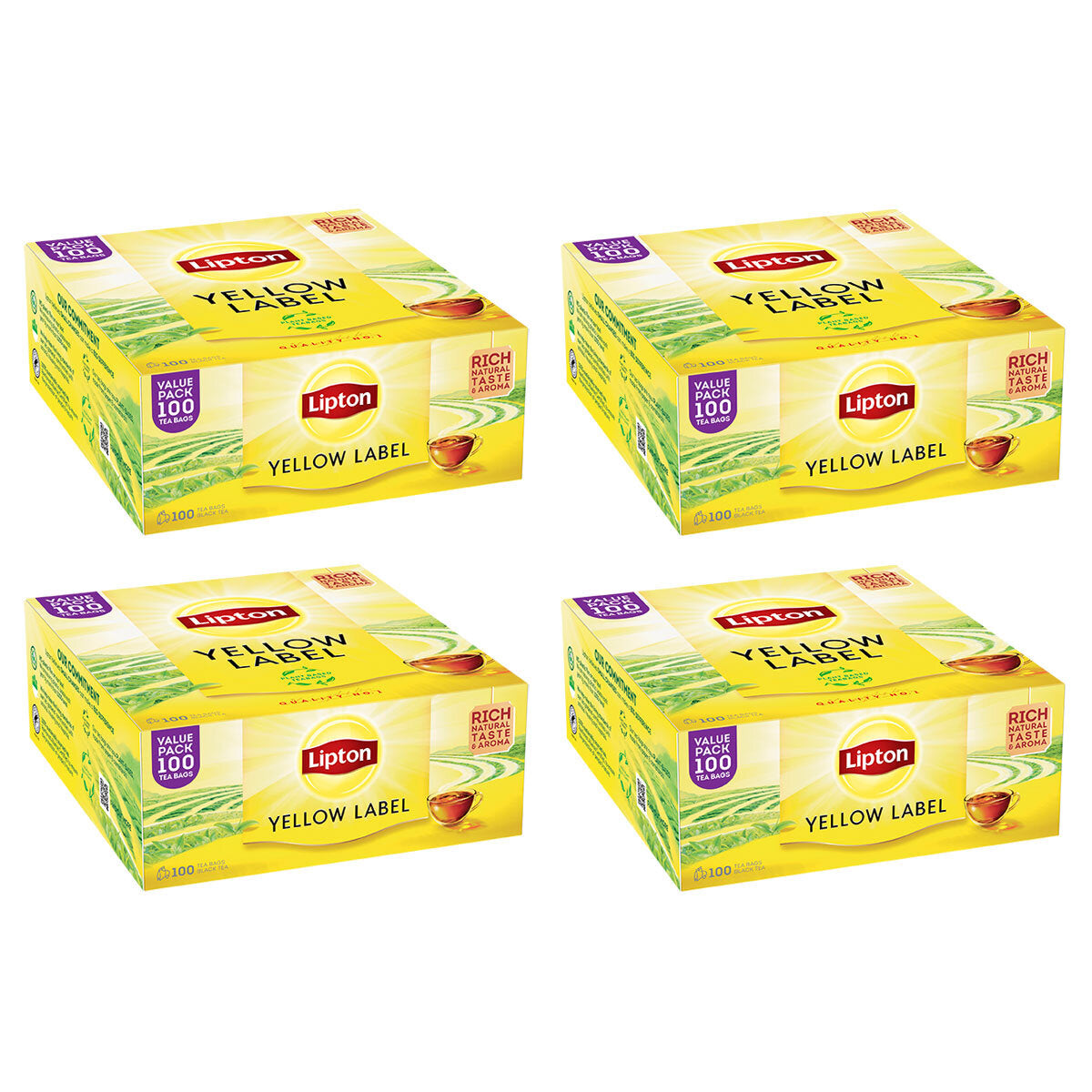 Buy now from NonynanaEssential  Lipton Yellow Label Tea Bags, 4 X 100 Pack Lipton