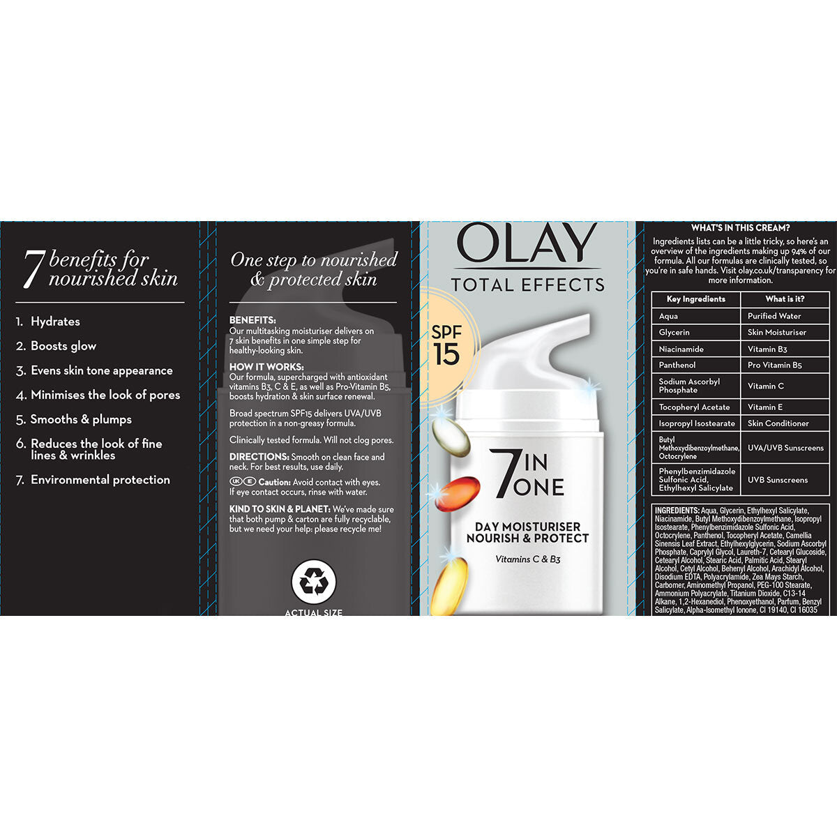 Buy now from NonynanaEssential  Olay Total Effects Age Defying Moisturiser, 2 X 50Ml Olay