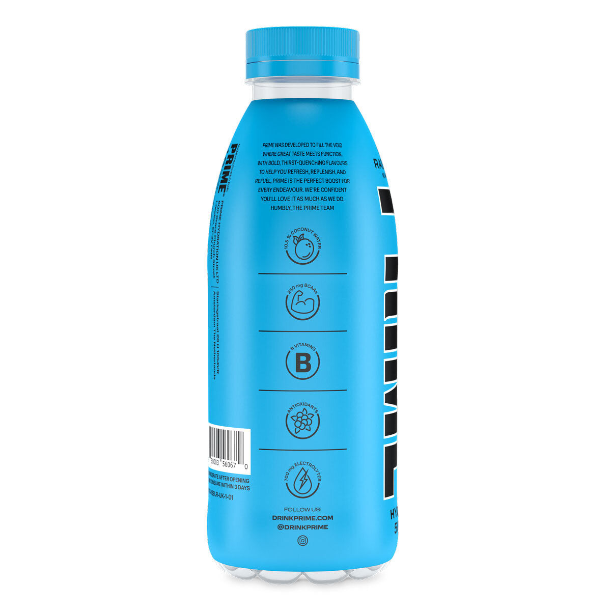 Buy now from NonynanaEssential  Prime Hydration Blue Raspberry, 12 X 500Ml Prime