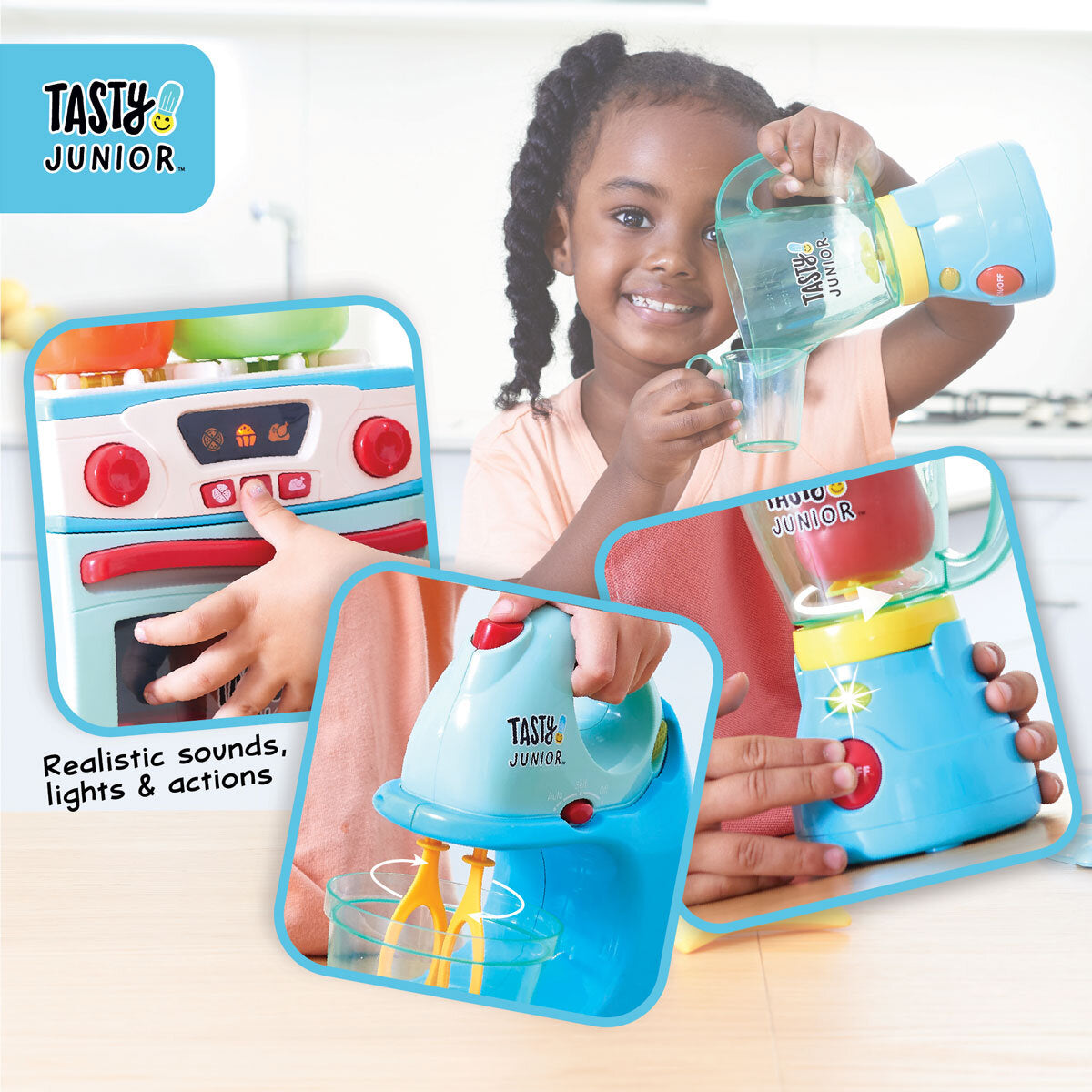 Buy now from NonynanaEssential  Tasty Junior 4-IN-1 Mini Chef Set (3+ Years) Tasty