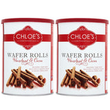 Buy now from NonynanaEssential  Chloe'S Hazelnut & Cocoa Wafer Rolls, 2 X 400G Chloe's